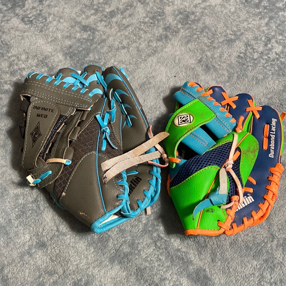 Pair of baseball gloves